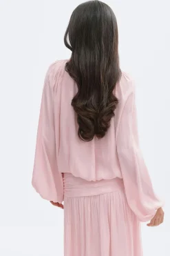 Clearance Gina Tricot Drapy top Roze