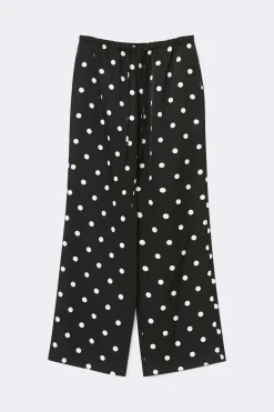 Best Gina Tricot Drawstring satin trousers Zwart