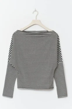 Online Gina Tricot Dropped shoulder top Wit