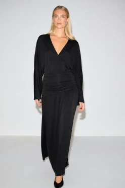 Online Gina Tricot Dropped waist dress Zwart