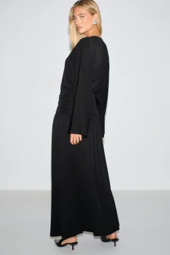 Online Gina Tricot Dropped waist dress Zwart