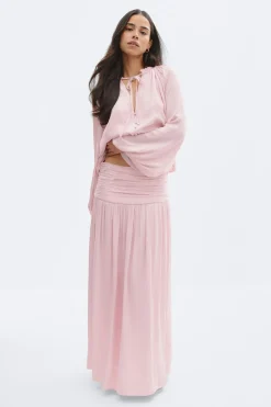 Hot Gina Tricot Dropped waist skirt Roze