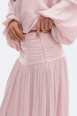 Hot Gina Tricot Dropped waist skirt Roze