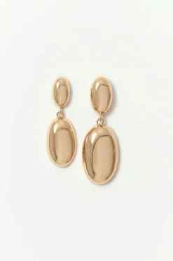 New Gina Tricot Earrings Beige