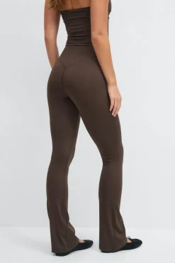 Gina Tricot Flare yoga tights Bruin
