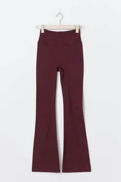 Sale Gina Tricot Flare yoga tights Rood