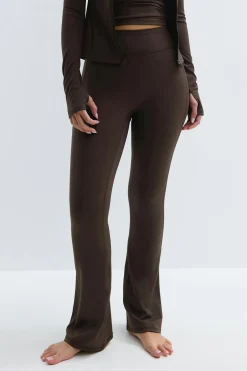 Gina Tricot Flare yoga tights Bruin