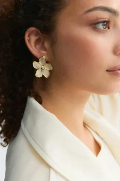 Clearance Gina Tricot Flower earrings Goud