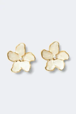 Clearance Gina Tricot Flower earrings Goud