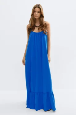 New Gina Tricot Flowy maxi dress Blauw