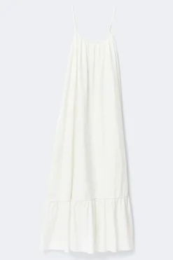 Hot Gina Tricot Flowy maxi dress Wit