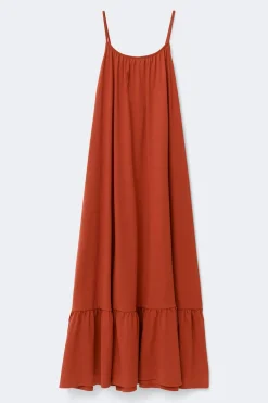 New Gina Tricot Flowy maxi dress Rood