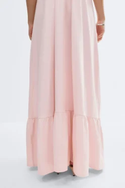 New Gina Tricot Flowy maxi dress Roze