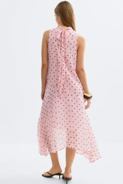 Outlet Gina Tricot Flowy scarf dress Roze