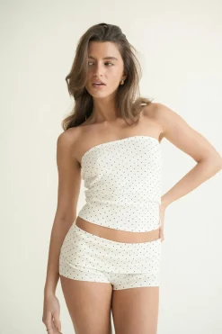 Best Gina Tricot Folded hotpants Wit