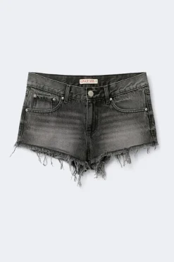 Best Gina Tricot Glow low denim shorts Zwart