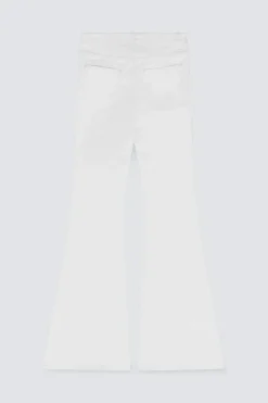 Gina Tricot Glow low flare tall jeans Wit