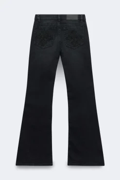 Best Gina Tricot Glow rise flare jeans Zwart