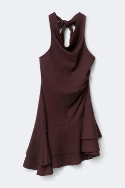 Online Gina Tricot Halterneck mini dress Paars