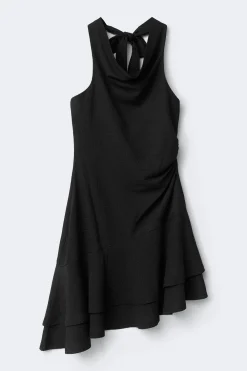 Online Gina Tricot Halterneck mini dress Zwart