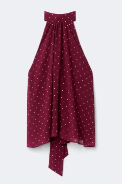 Gina Tricot Halterneck top Rood