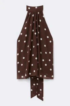 New Gina Tricot Halterneck top Bruin