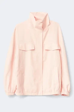 New Gina Tricot High neck cargo jacket Roze