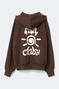 Gina Tricot Hoodie Bruin