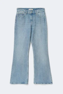 Outlet Gina Tricot Icon loose bootcut jeans Blauw