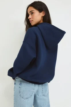 New Gina Tricot Iconic hoodie Blauw