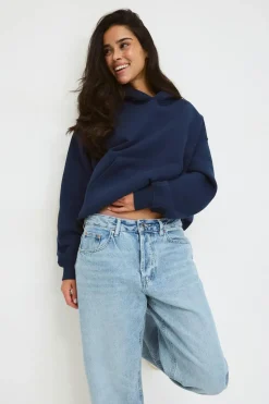 New Gina Tricot Iconic hoodie Blauw