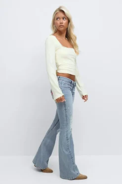 Best Gina Tricot Iconic twisted jeans Blauw