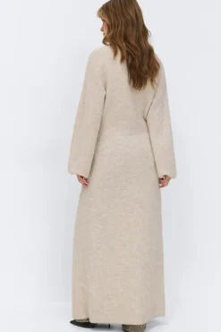 Sale Gina Tricot Knitted button down dress Wit