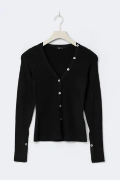 Best Gina Tricot Knitted cardigan Zwart