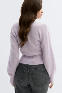 Best Gina Tricot Knitted cardigan Paars