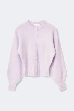 Best Gina Tricot Knitted cardigan Paars