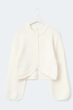 Hot Gina Tricot Knitted cardigan Wit