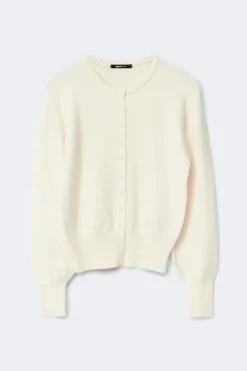 Sale Gina Tricot Knitted cardigan Wit