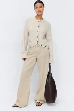 Hot Gina Tricot Knitted cardigan Beige