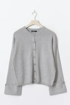 Gina Tricot Knitted cardigan Grijsv