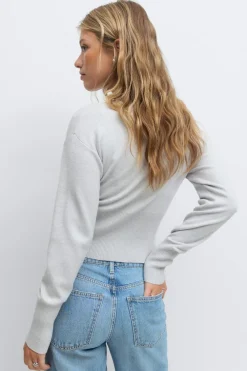 Best Gina Tricot Knitted loungewear cardigan Grijsv