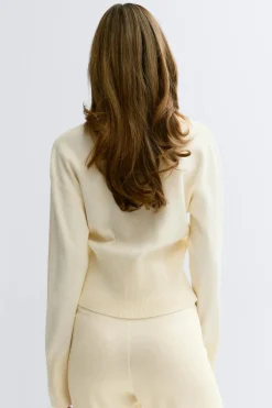 Best Gina Tricot Knitted loungewear cardigan Wit