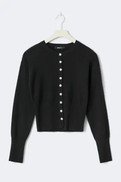 Best Gina Tricot Knitted loungewear cardigan Zwart