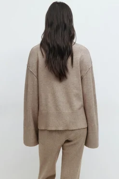 Hot Gina Tricot Knitted loungewear sweater Beige
