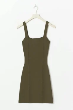 Best Gina Tricot Knitted mini dress Groen