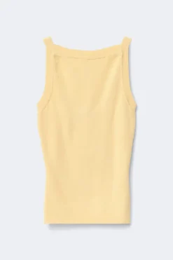 Sale Gina Tricot Knitted singlet Geel