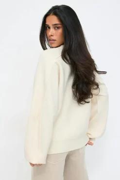New Gina Tricot Knitted sweater Wit