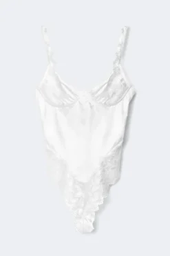 Sale Gina Tricot Lace detail body Wit