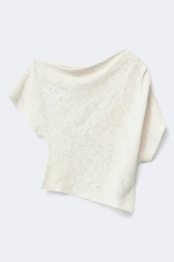 Best Gina Tricot Lace dropped shoulder top Wit