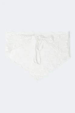 Gina Tricot Lace head scarf Wit